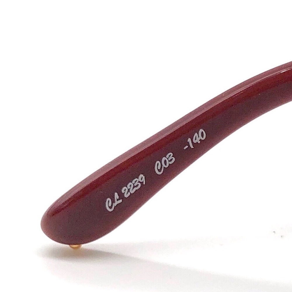 Chloe Square Burgundy CL 2239 Sunglasses - Picture 10 of 12